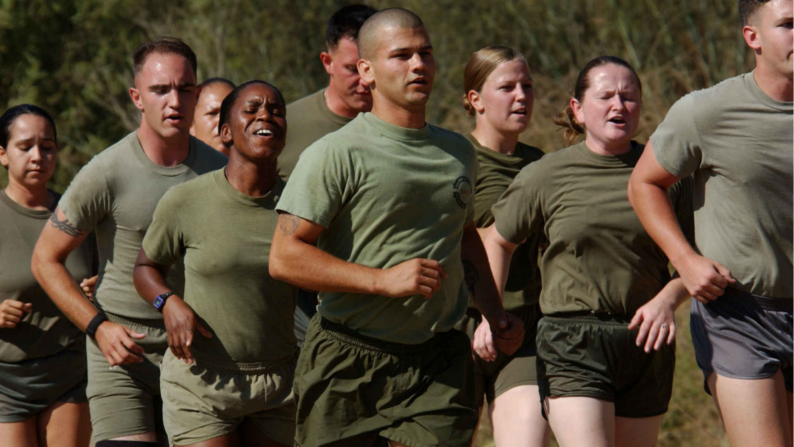 US Marines training in Camp Pendleton, CA 