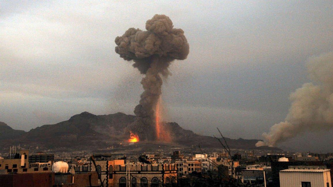 Yemen air raid Getty