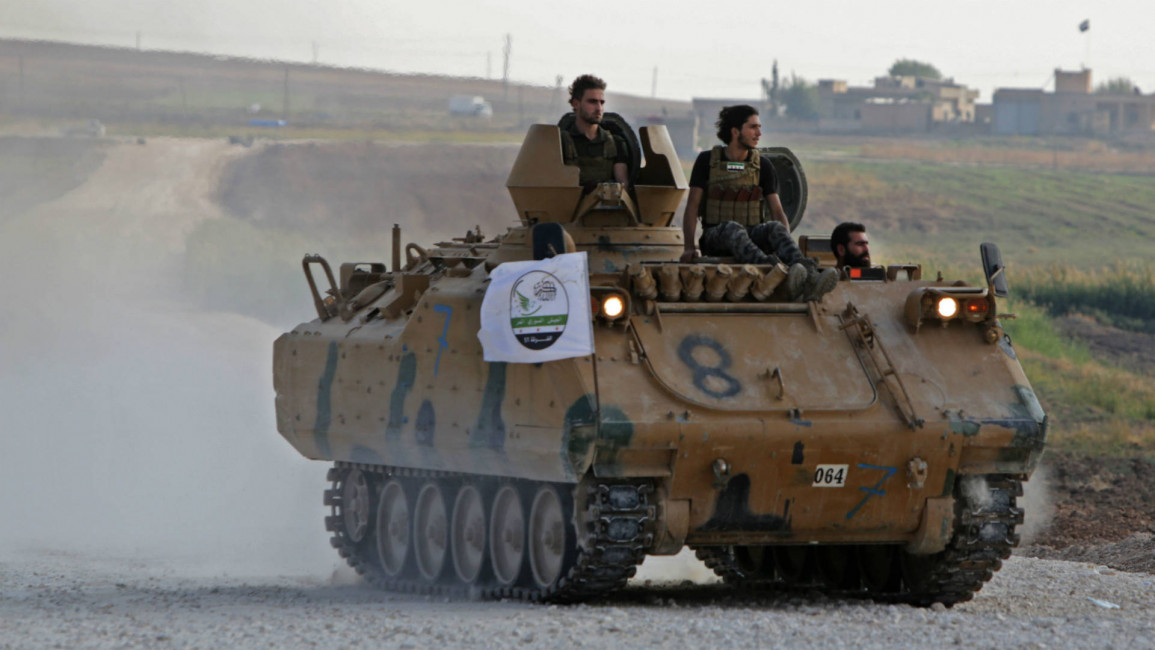 Turkey rebels Syria - Getty
