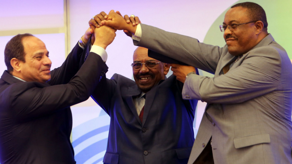 Egypt Sudan Ethiopia agreement Renaissance Dam [AFP]