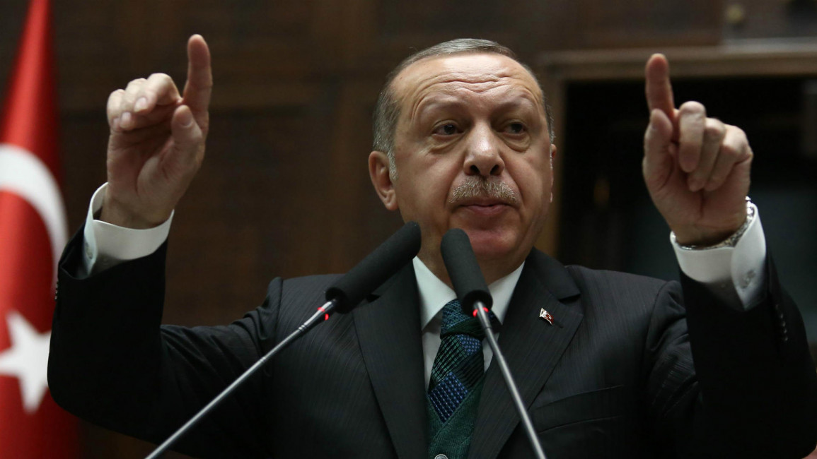 Erdogan delivers speech to AK party members in Ankara