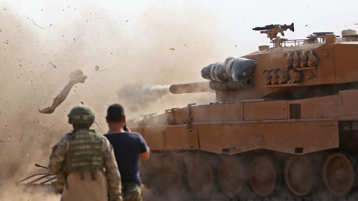 Syria tank -Getty