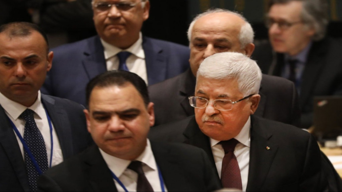 Prime Minister Mahmoud Abbas [Spencer Platt/Getty Images]