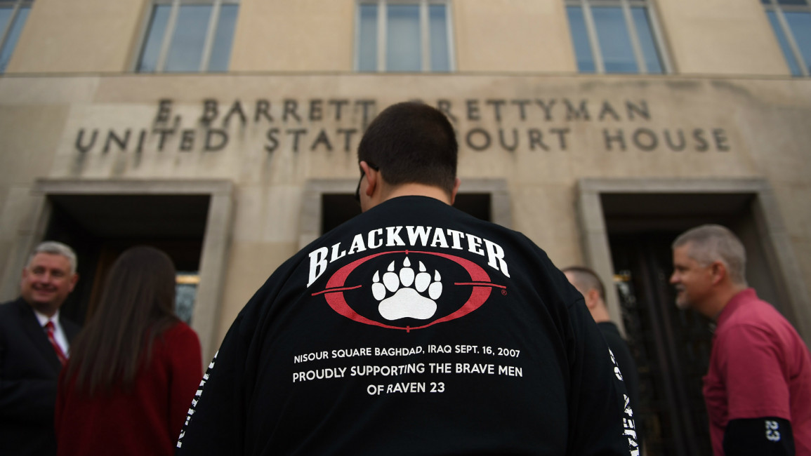 Blackwater court supporter