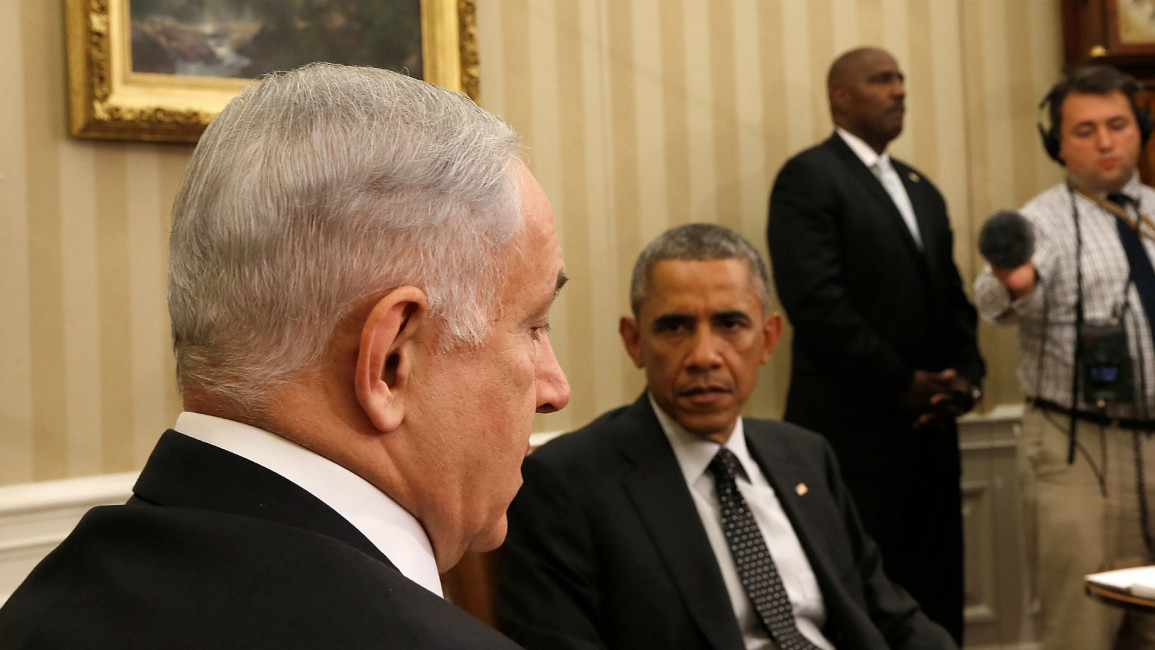 Obama With Israeli PM Netanyahu At White House 
