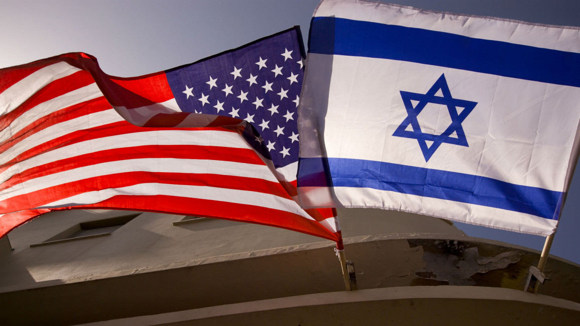 US Israel flags GETTY