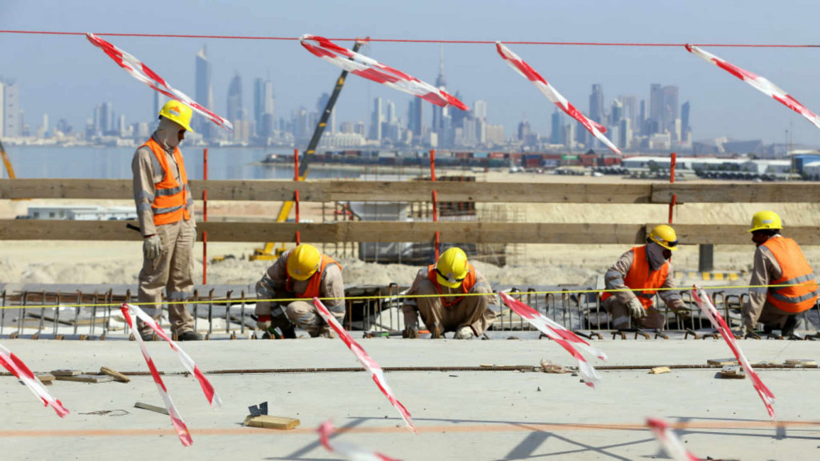 Kuwait construction  - AFP