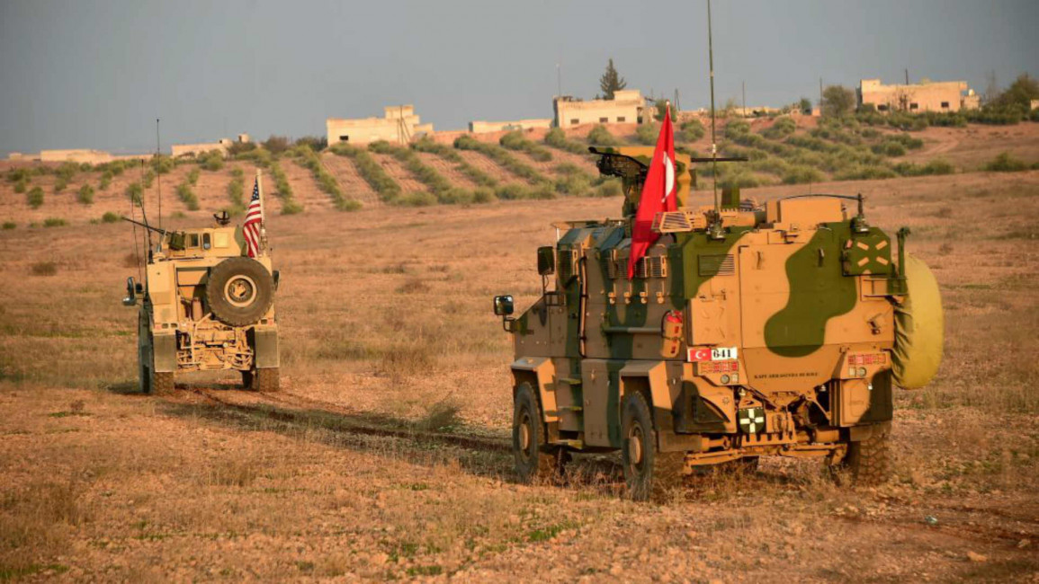 US Turkey patrol Manbij Syria - Anadolu