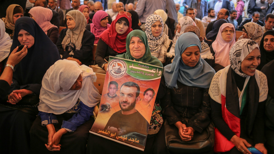 Palestinian prisoners protest