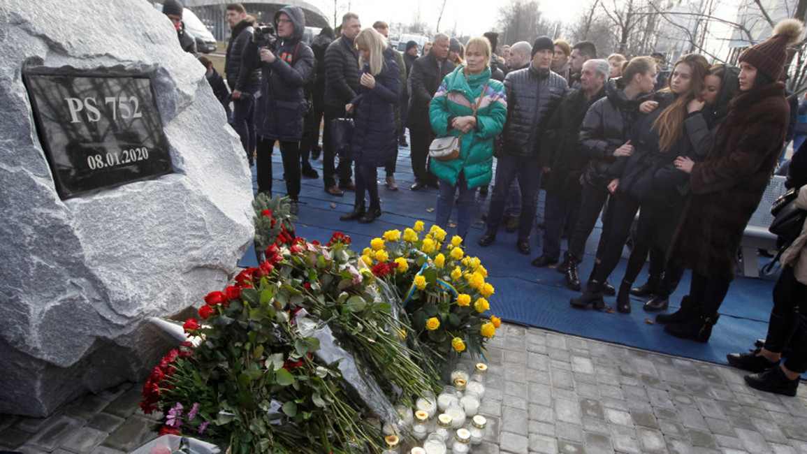 Families grieve victims of down Ukrainian plane [Getty]