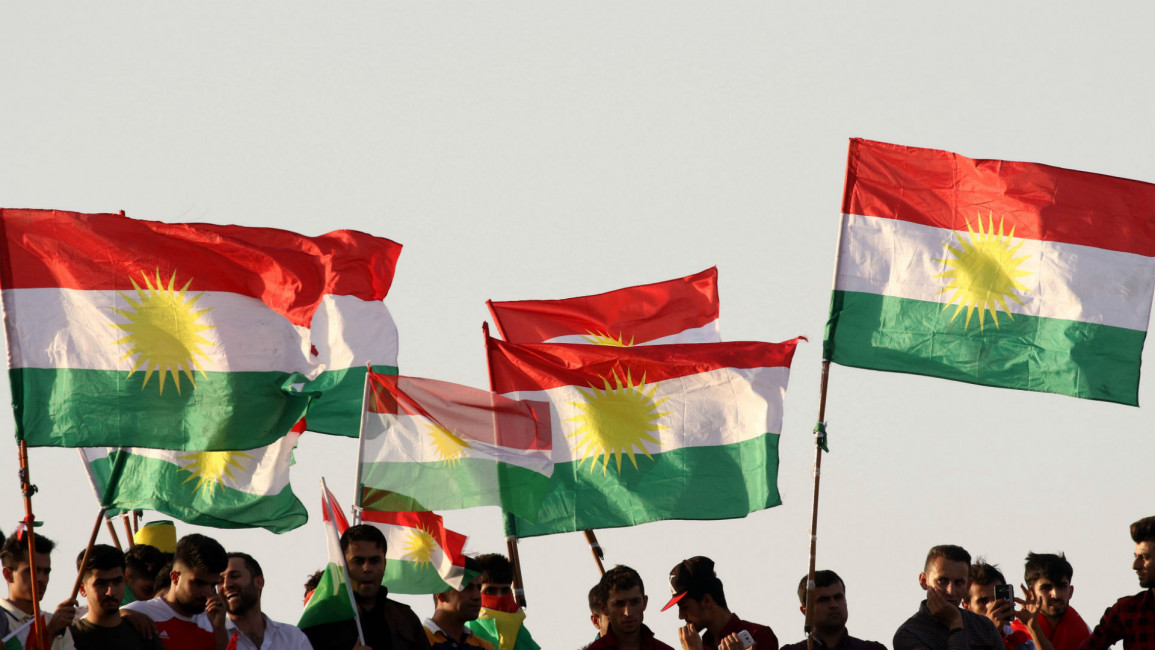 Kurdistan flags AFP