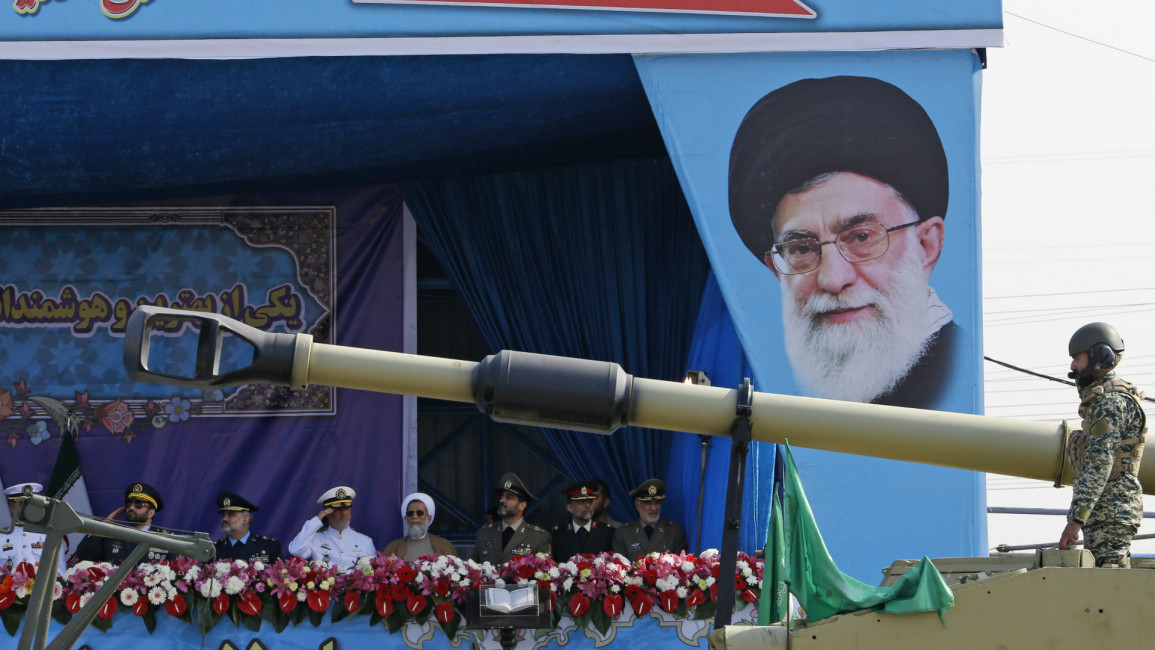 Iran parade -- AFP