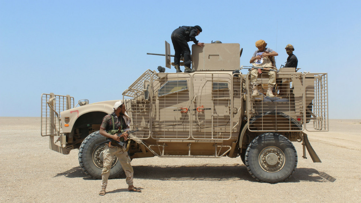 Yemeni Pro-Hadi forces in Aden 