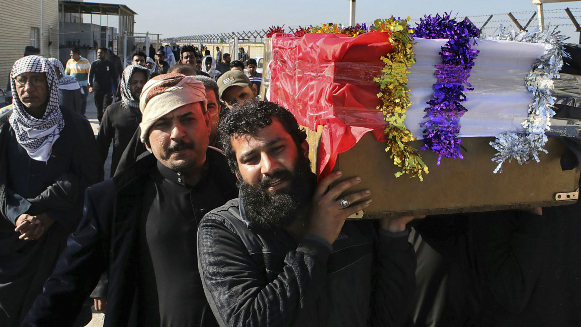 WIssam al-Ghrawi  funeral - AP