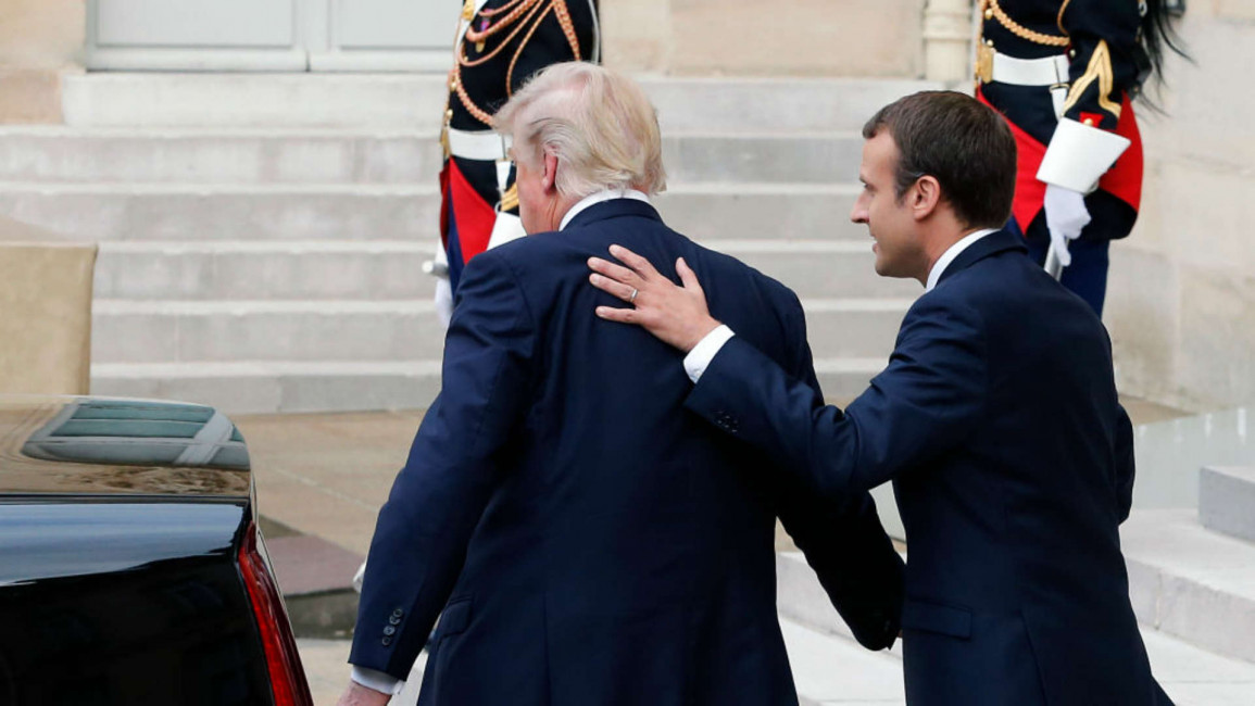 Macron and Trump - Getty