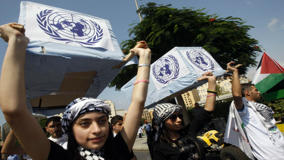 Palestinian protest UN - Anadolu