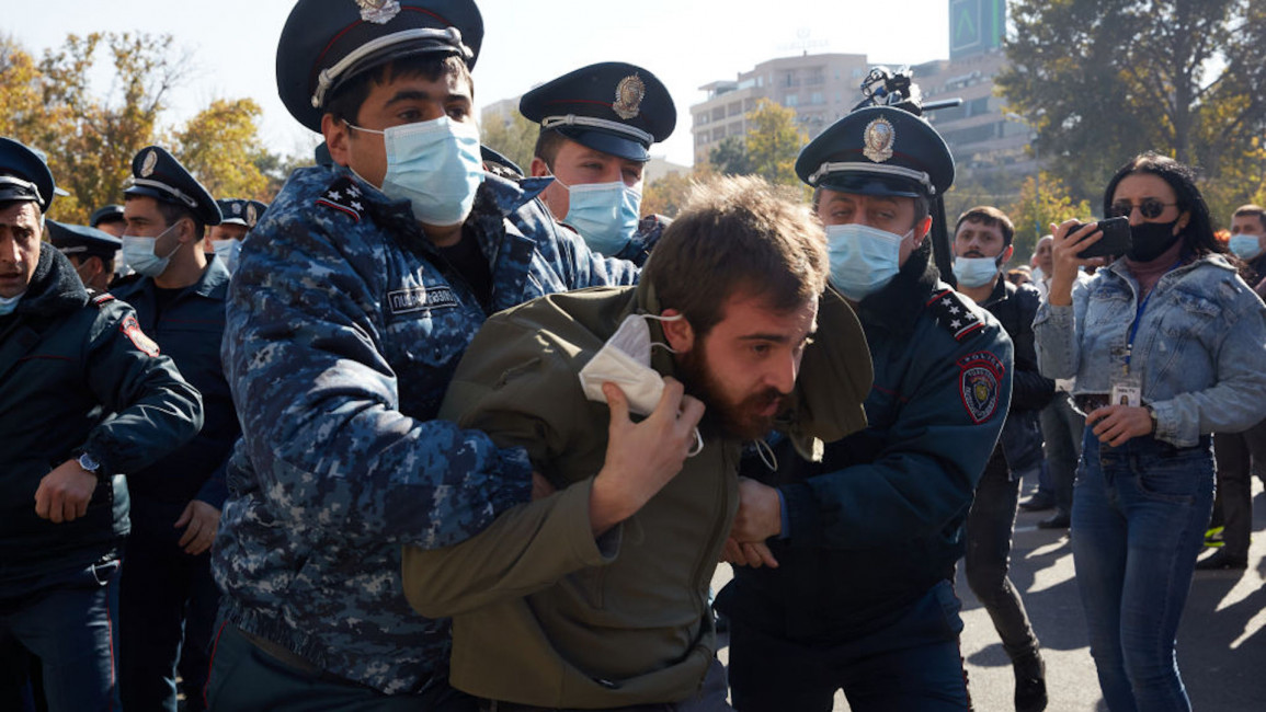 armenia arrests