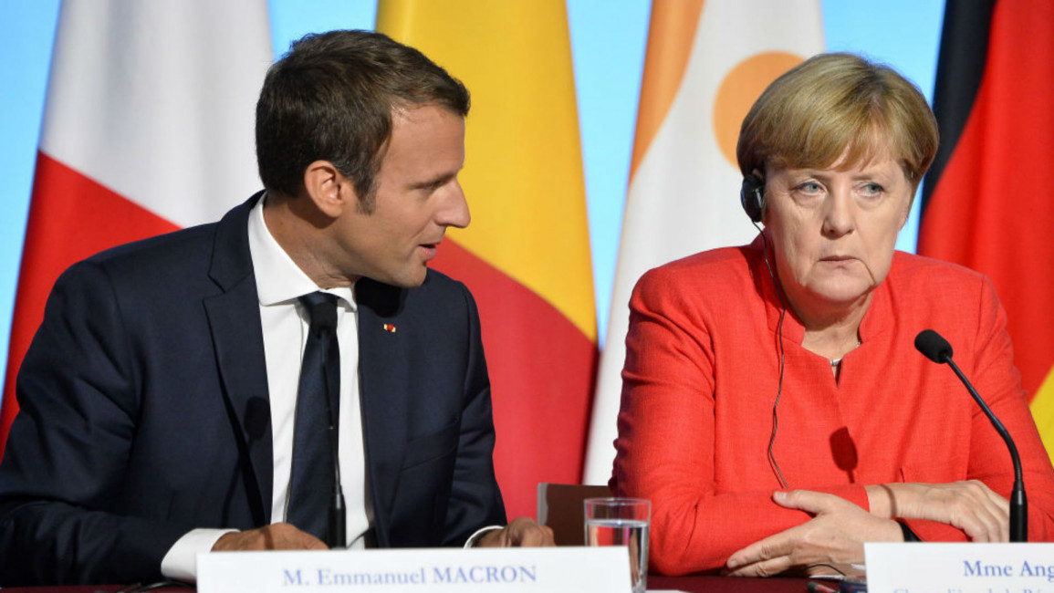 Macron and Merkel - Getty