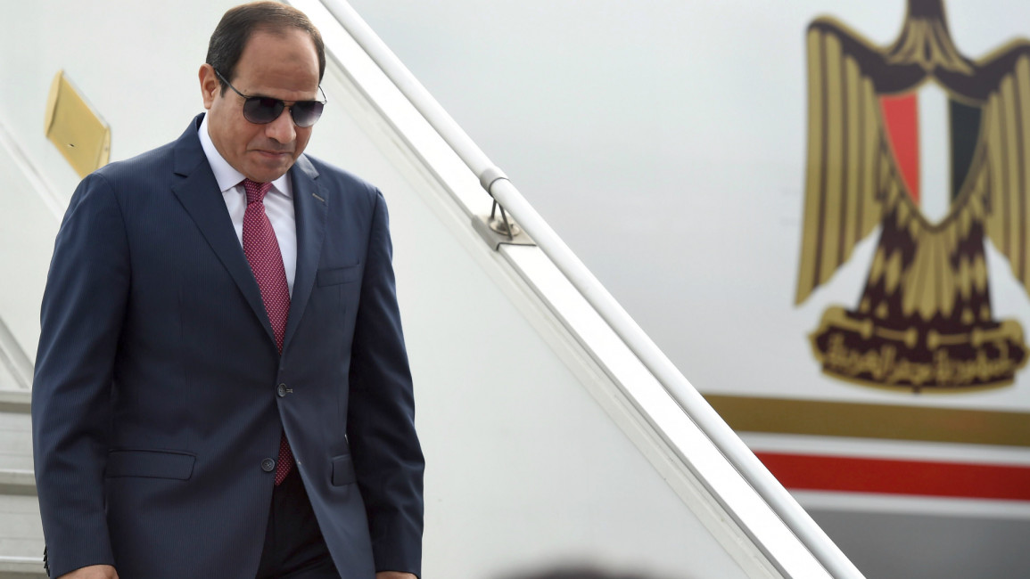 Abdel Fattah El-Sisi -- AFP