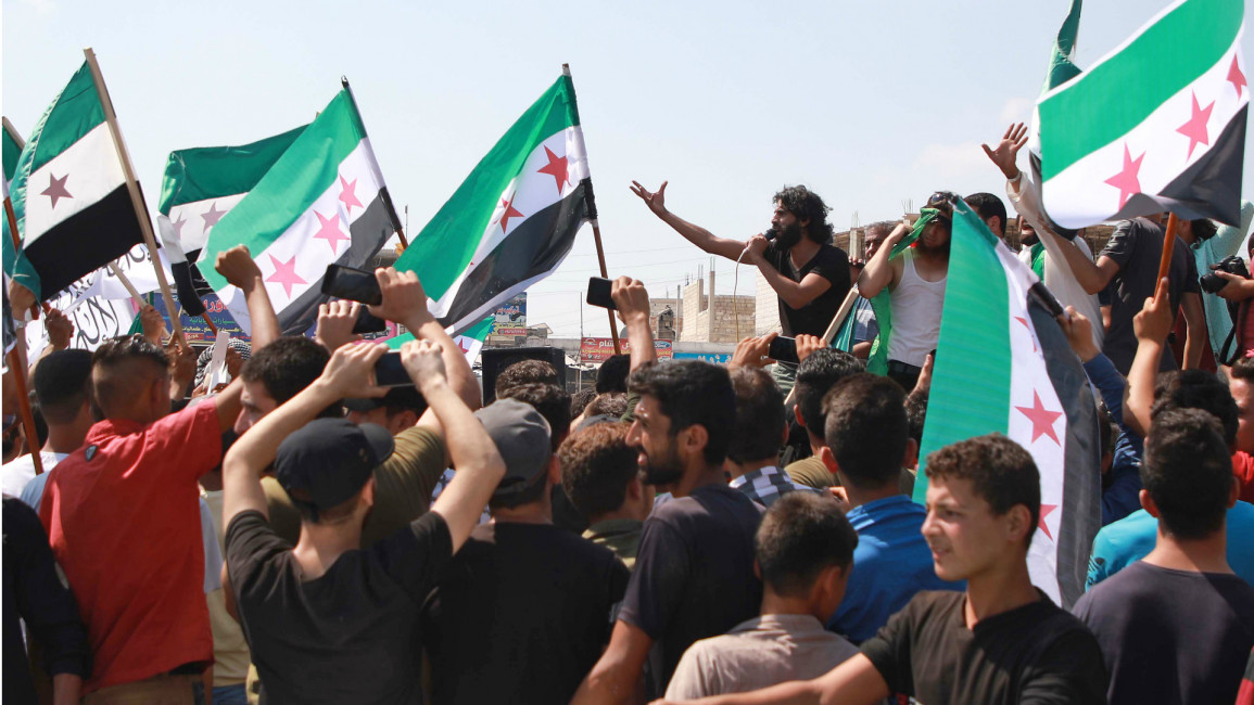 Syria protests -- AFP
