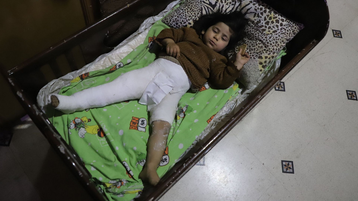 Ghouta child victim AFP
