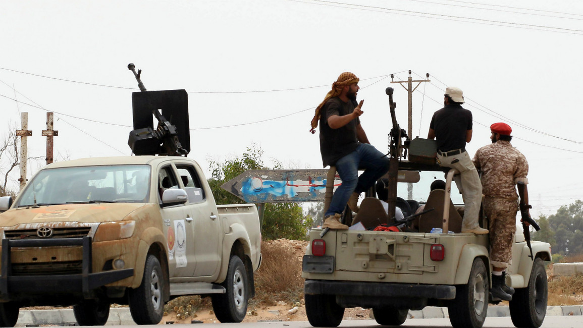 Libya militiamen -- AFP