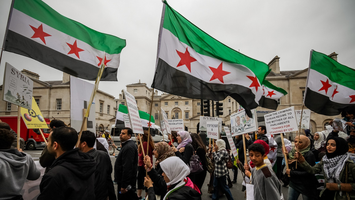 Syria opposition march