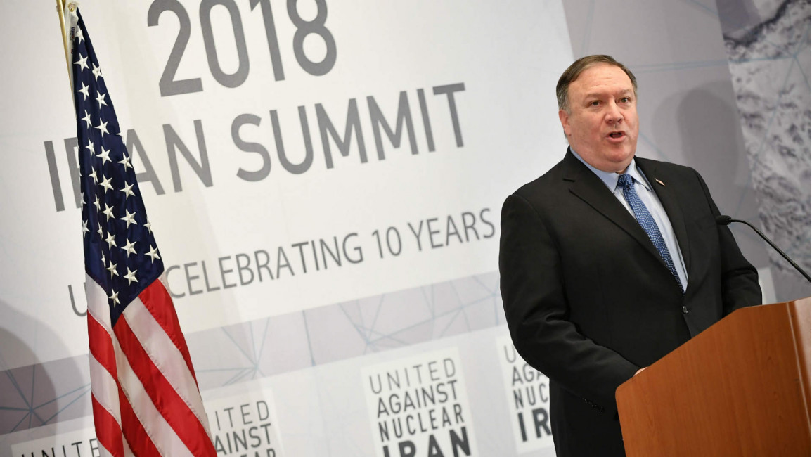 Pompeo speaks at the United Against Nuclear Iran Summit