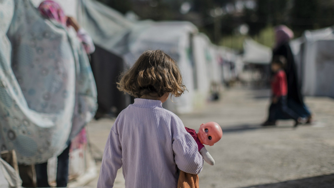 Syrian children turkish refugee camp