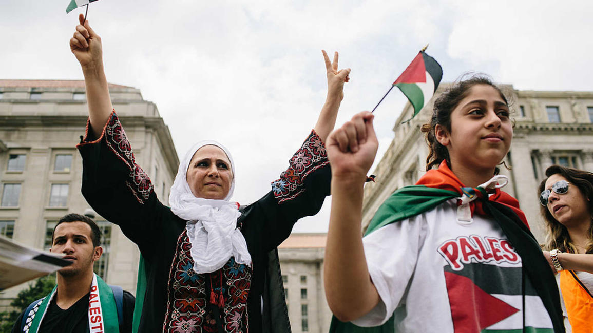 DC protest pro Palestine = Getty