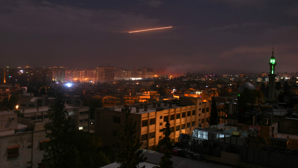 Israel airstrikes Syria -- AFP