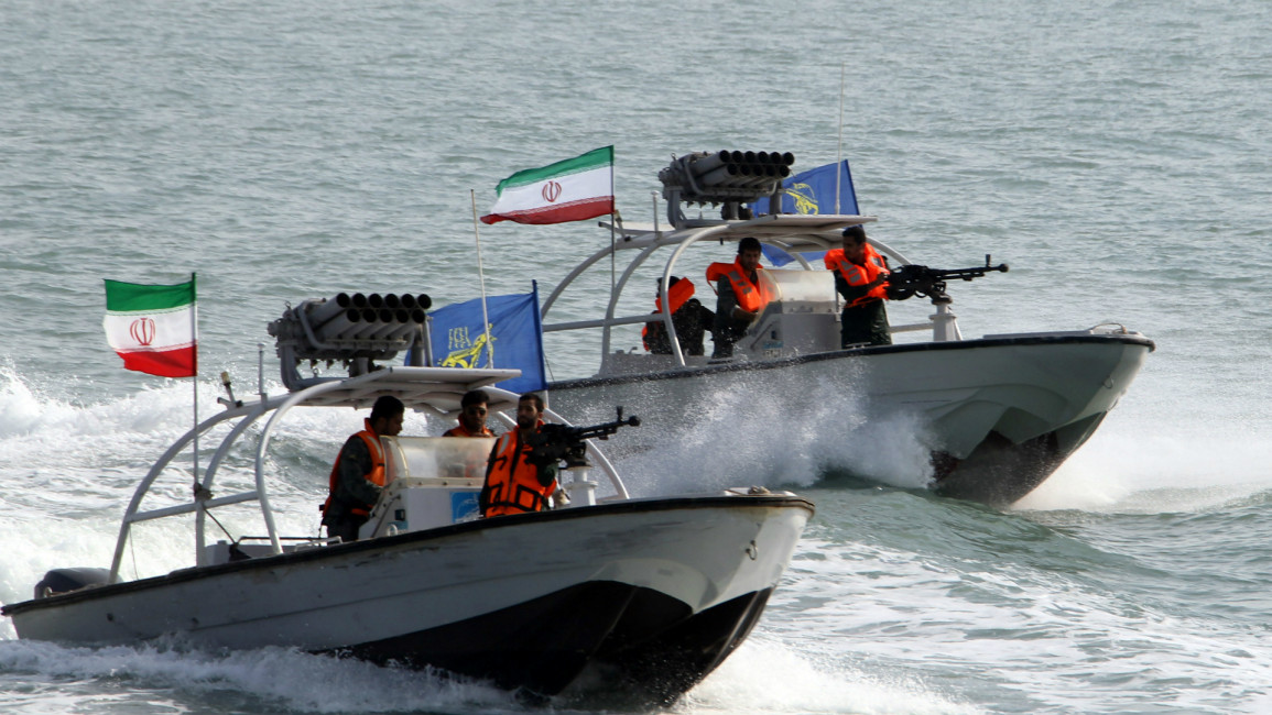 Iran gulf waters -- AFP