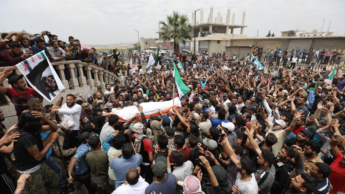 syria sarout funeral