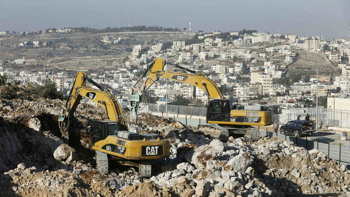 Bulldozers in Israel- AFP
