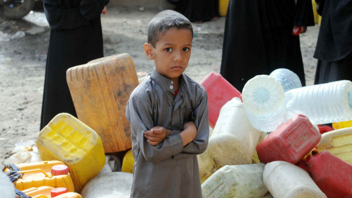 Malnourished Yemenni child - Afp