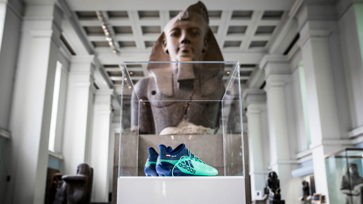 Mo Salah boots - British Museum