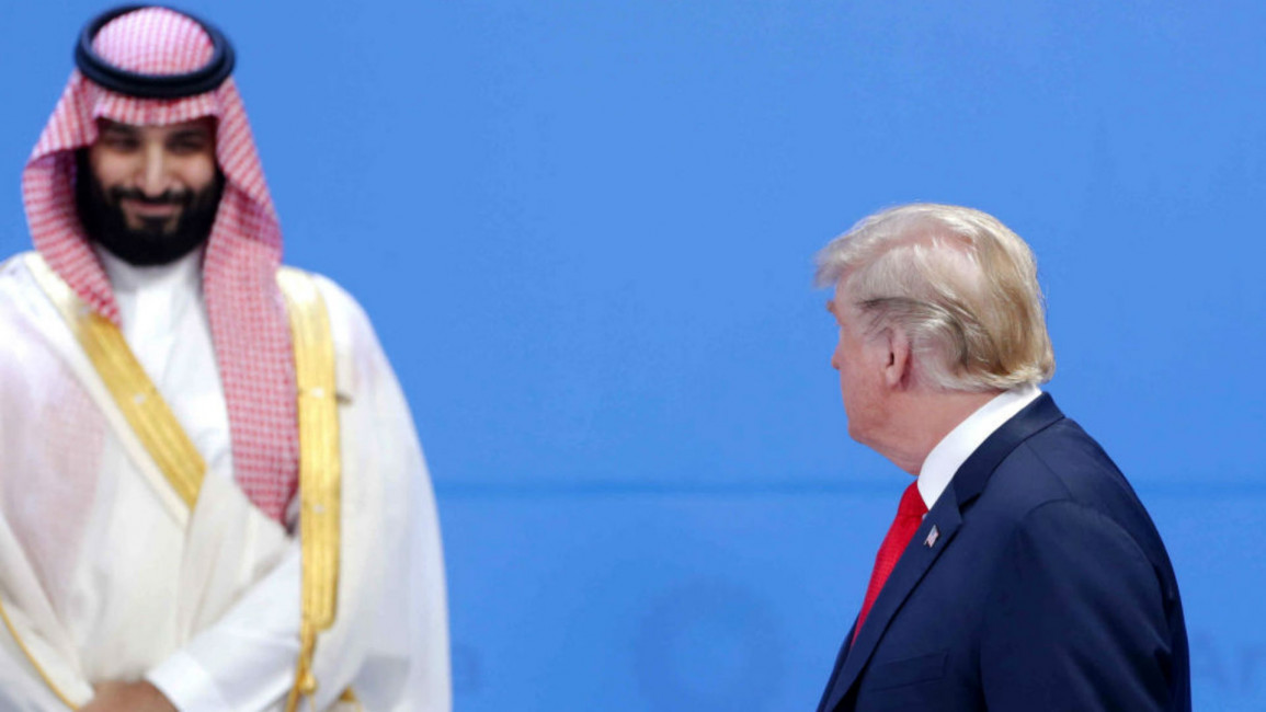 Trump and MbS - Getty