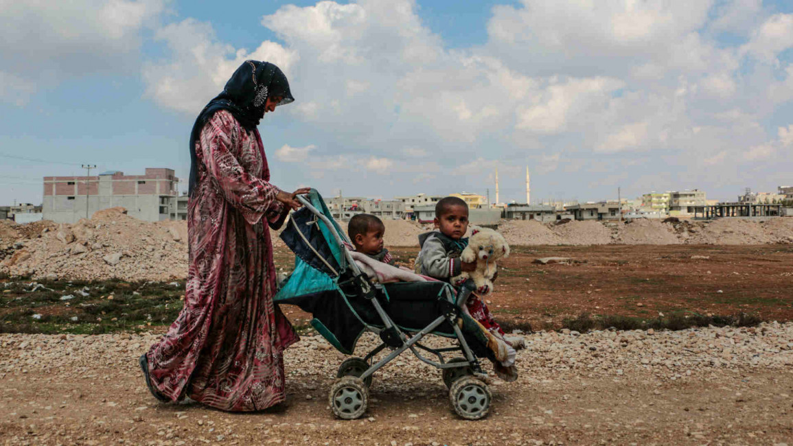 Refugee Woman Raqqa