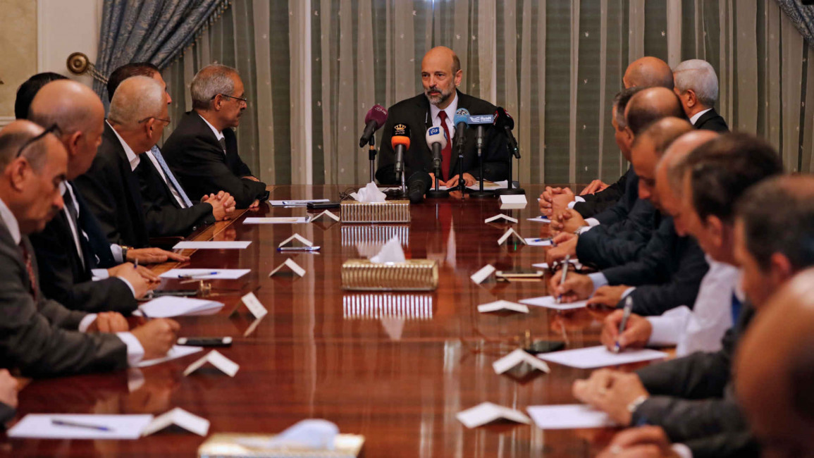 Newly appointed Jordan PM meets with leaders
