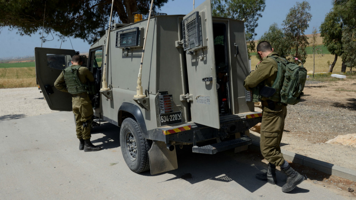 Israeli military jeep getty