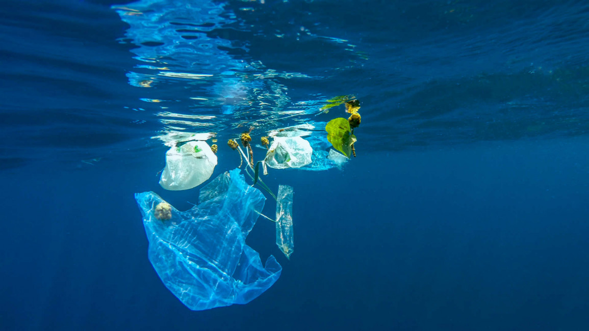 plastic bag ocean - getty