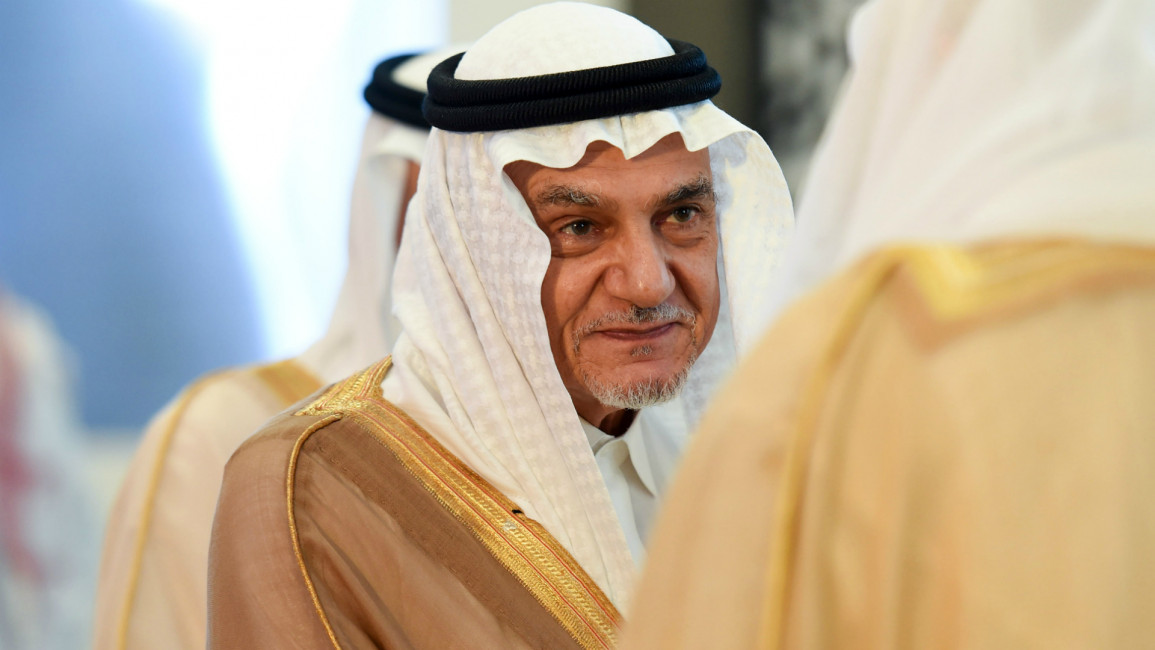 Prince Turki al-Faisal bin Abdulziz al-Saud -- AFP
