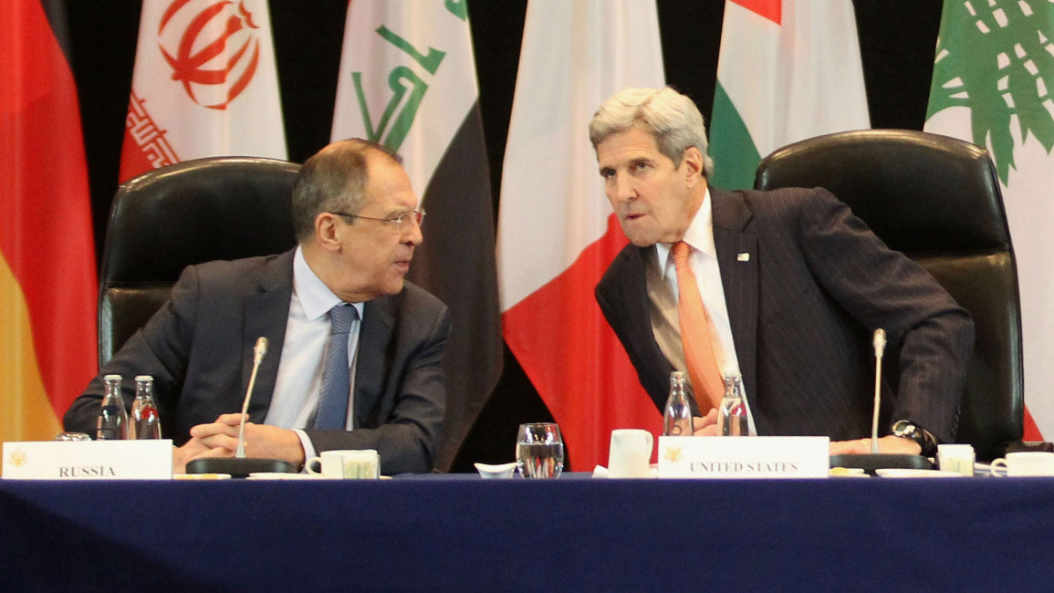 Kerry and Lavrov GETTY
