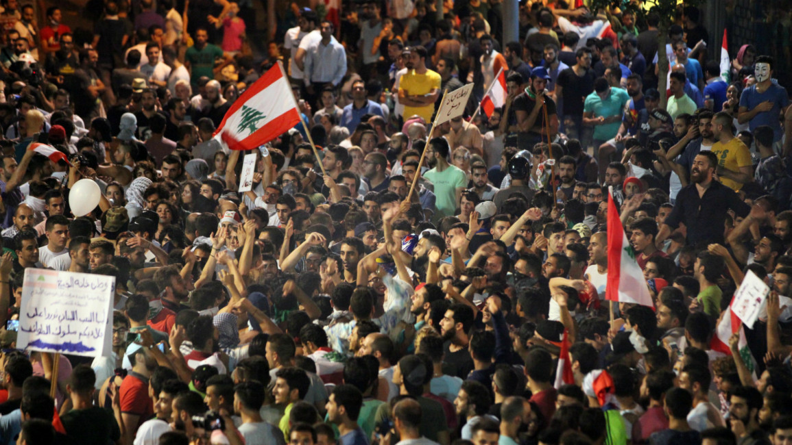 Beirut protests August 29 