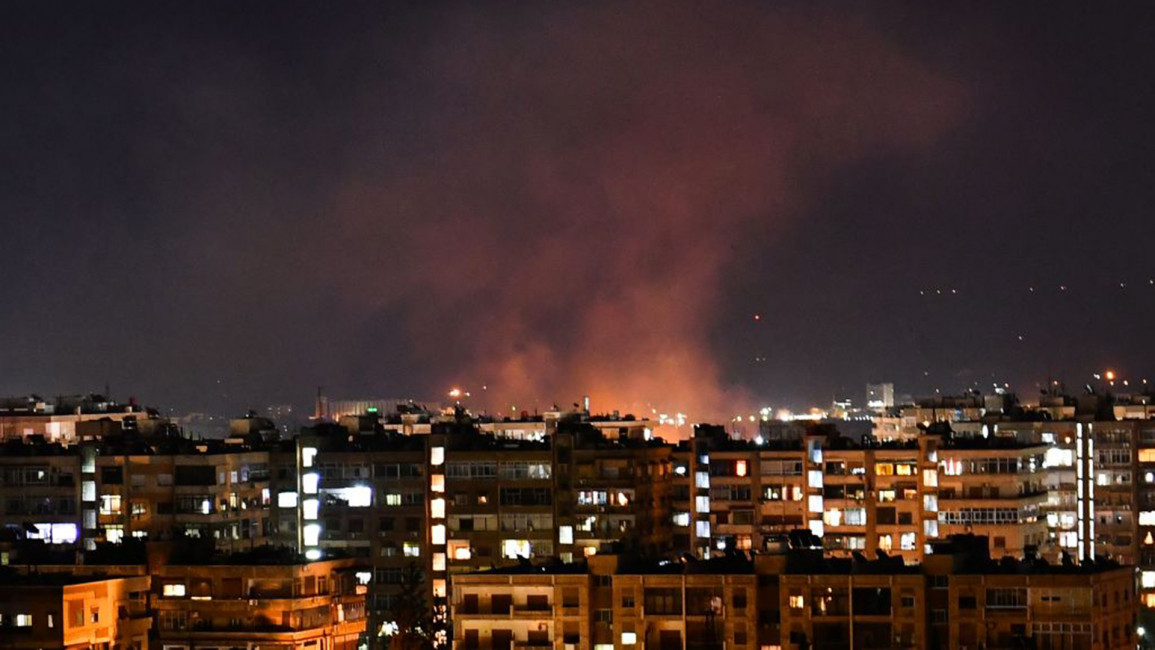 Israeli airstrike in Syria [Getty]