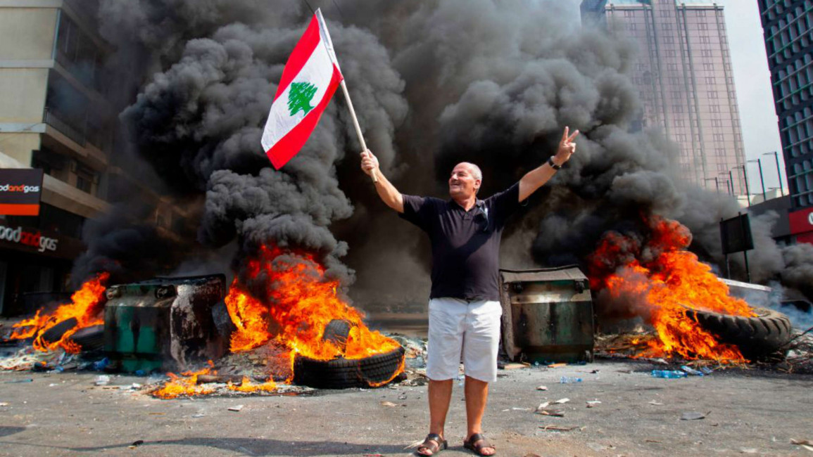 Lebanon protest - AFP