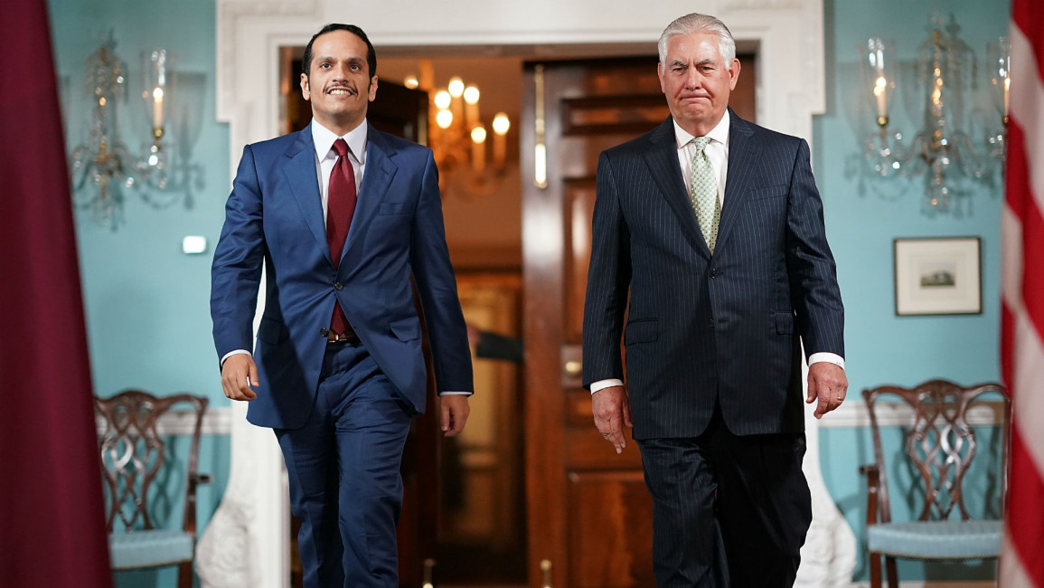 Tillerson meets Qatari counterpart [Getty]