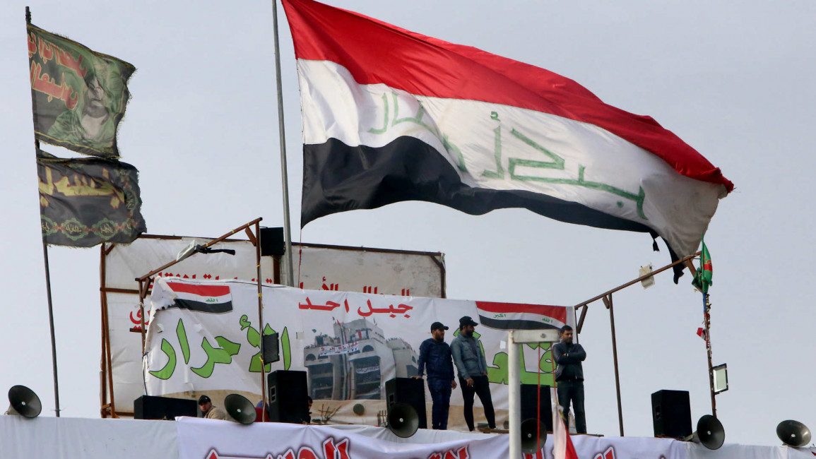 Iraq protests Tahrir - Getty