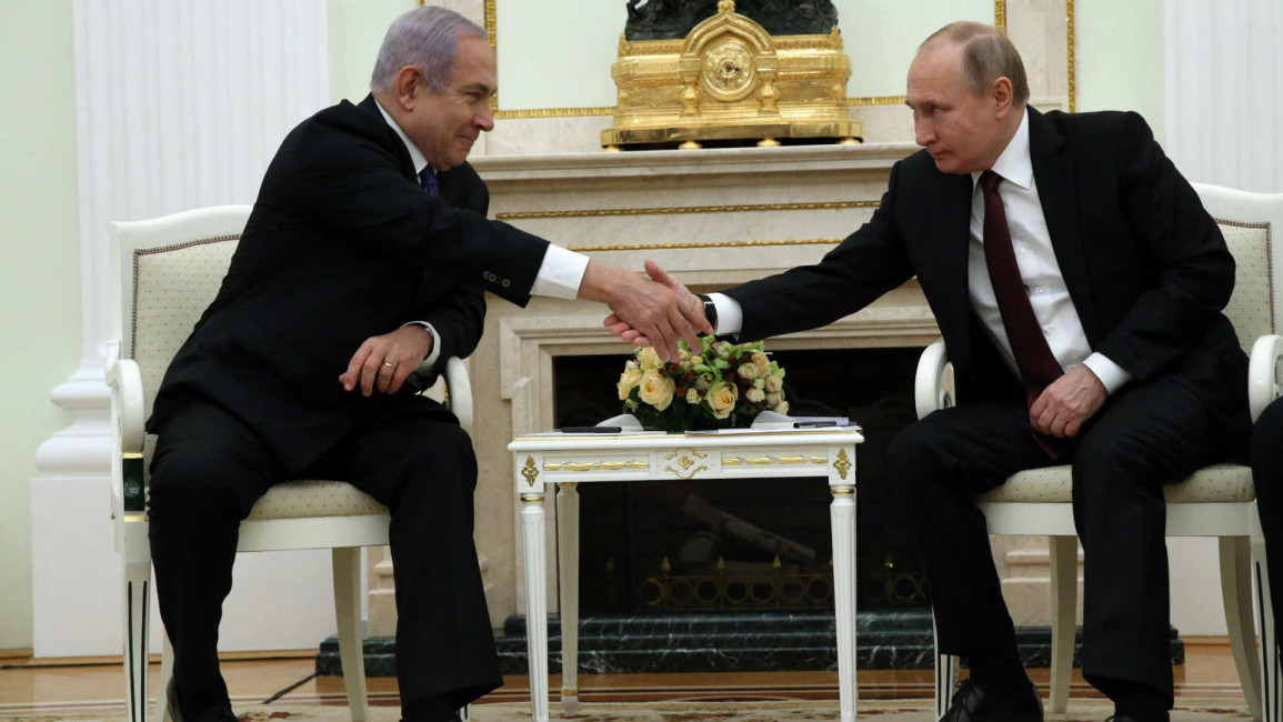 Netanyahu and Putin [Getty]
