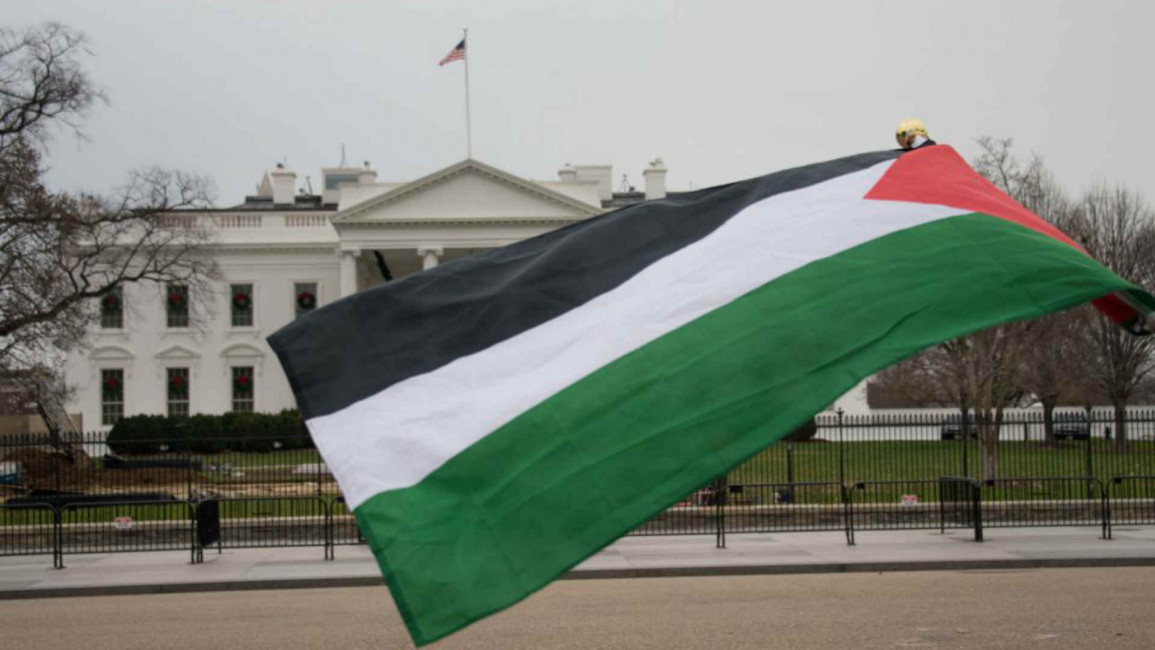 Palestine white house - AFP
